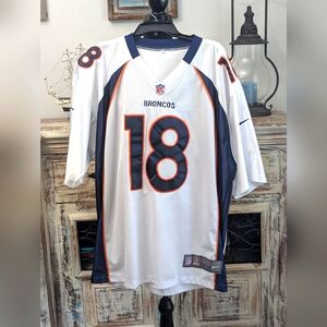 Nike Stitched Denver Broncos Peyton Manning NFL Jersey, White/Blue Size XL Men